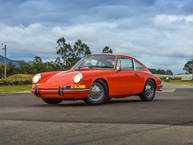 Adjusted Drive Straat 1970 Porsche 911T Tangerine 9110121262 - Outdoors